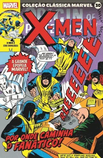 Capa de Coleção Clássica Marvel Vol. 30 - X-Men Vol. 3, Panini