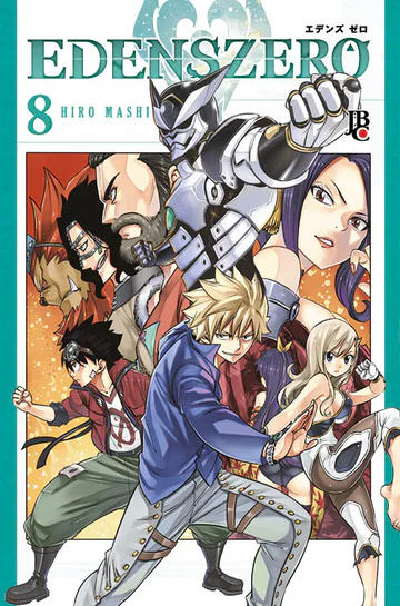Capa de Edens Zero #08, Editora JBC