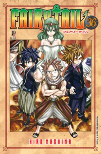 Capa de Fairy Tail #36, Editora JBC