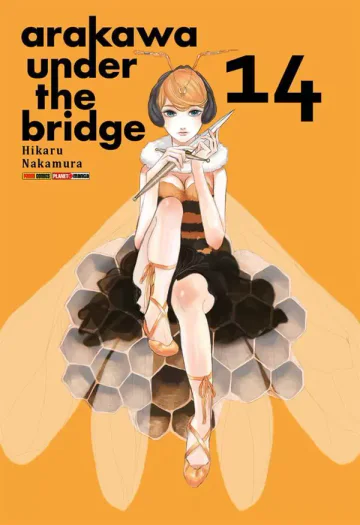 Capa de Arakawa Under The Bridge Vol. 14, Panini