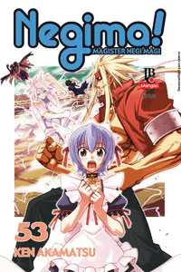 Capa de Negima #53, Editora JBC