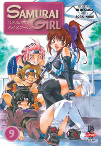 Capa de Samurai Girl #09, Editora JBC