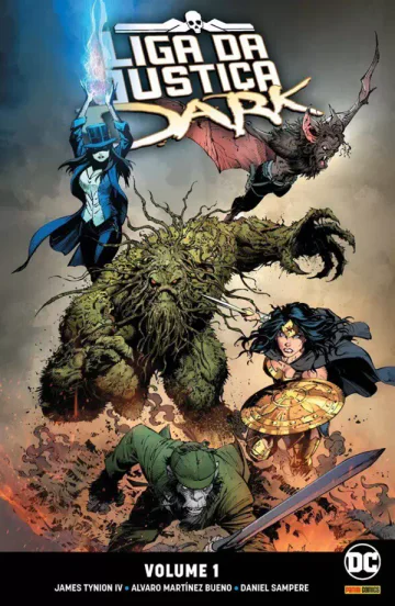 Capa de Liga Da Justiça Dark Vol. 1, Panini