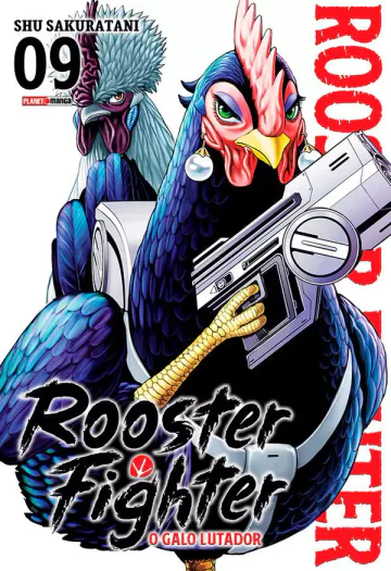 Capa de Rooster Fighter - O Galo Lutador Vol. 9, Panini