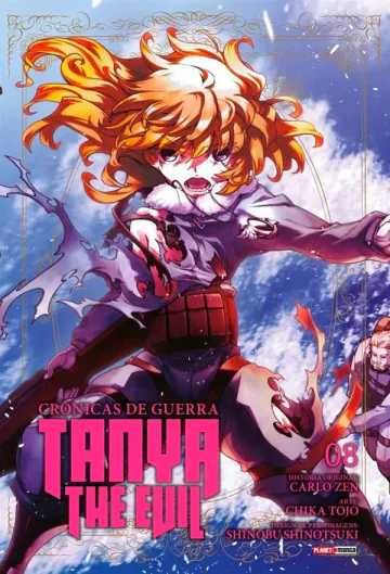 Capa de Tanya The Evil: Crônicas De Guerra Vol. 8, Panini