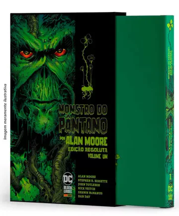Capa de Monstro Do Pântano Por Alan Moore Vol. 1 - Edição Absoluta, Panini
