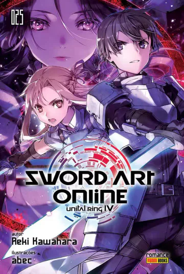 Capa de Sword Art Online: Unital Ring IV Vol. 25, Panini