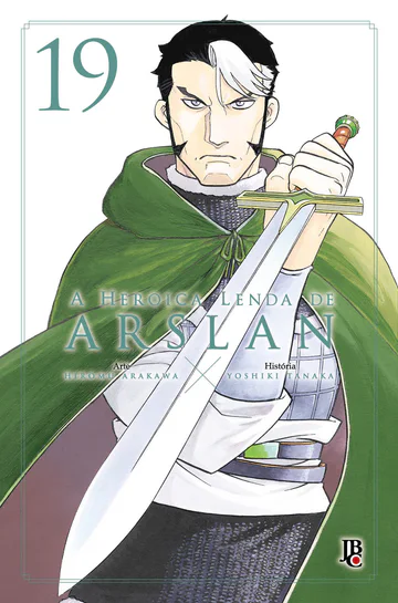 Capa de A Heroica Lenda de Arslan #19, Editora JBC