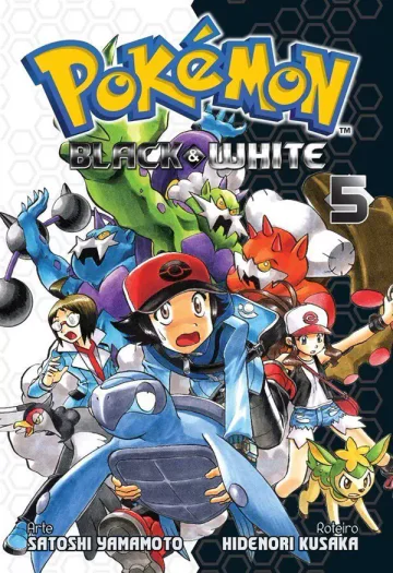 Capa de Pokémon Black And White Vol. 5, Panini