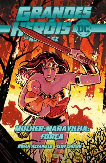 Capa de Grandes Heróis DC: Os Novos 52 Vol. 20 - Mulher-Maravilha: Força, Panini