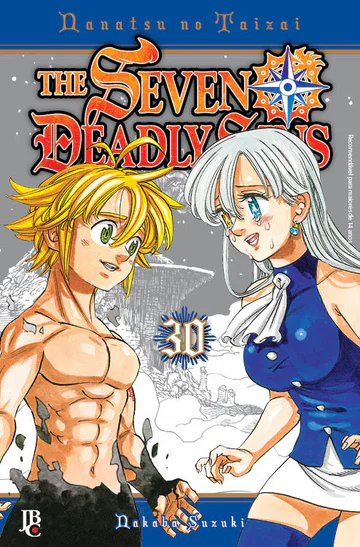 Capa de The Seven Deadly Sins #30, Editora JBC
