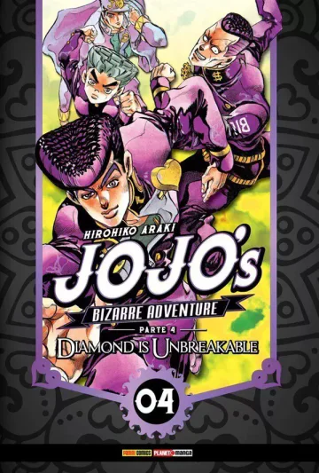 Capa de Jojo's Bizarre Adventure Parte 4: Diamond Is Unbreakable Vol. 4, Panini