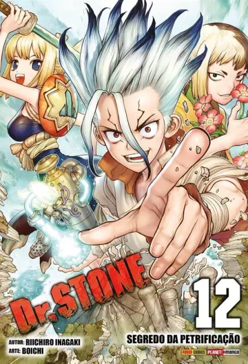 Capa de Dr. Stone Vol. 12, Panini