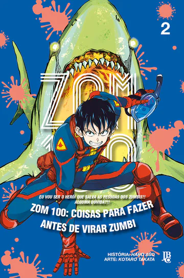 Capa de Zom 100 #02, Editora JBC