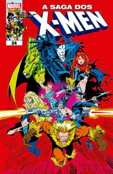 Capa de A Saga Dos X-Men Vol. 24, Panini