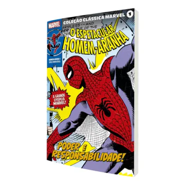 Capa de Coleção Clássica Marvel Vol. 1 - Homem-Aranha Vol. 1, Panini