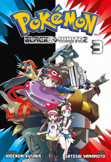 Capa de Pokémon Black 2 & White 2 Vol. 03, Panini