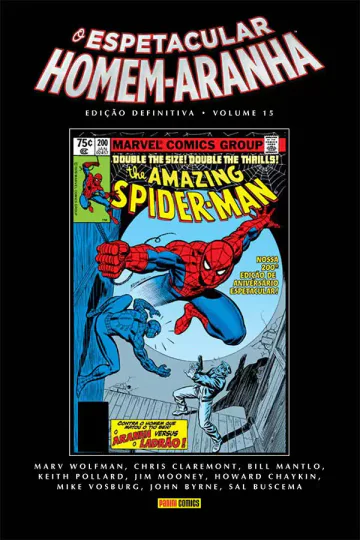 Capa de O Espetacular Homem-Aranha Edição Definitiva Vol. 15, Panini