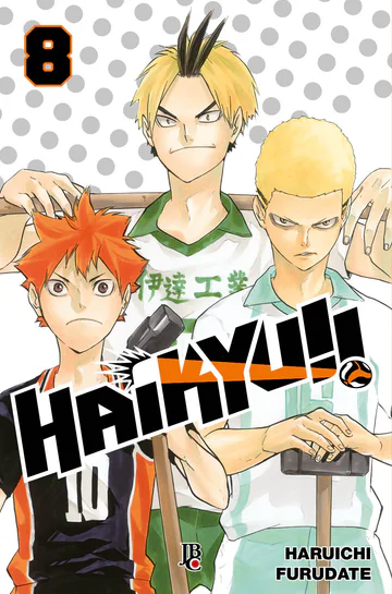 Capa de Haikyu!! #08, Editora JBC