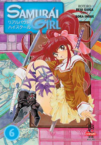 Capa de Samurai Girl #06, Editora JBC