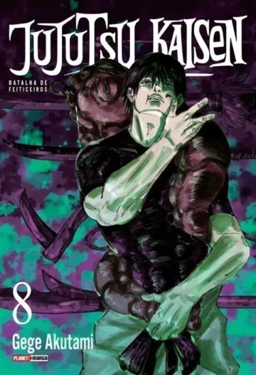 Capa de Jujutsu Kaisen: Batalha De Feiticeiros Vol. 8, Panini