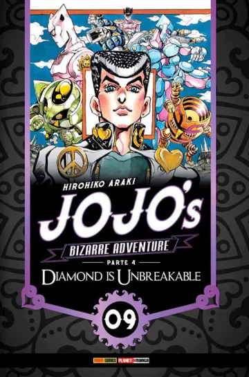 Capa de Jojo's Bizarre Adventure Parte 4: Diamond Is Unbreakable Vol. 9, Panini