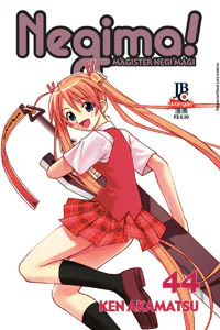 Capa de Negima #44, Editora JBC
