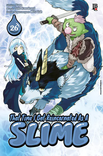 Capa de That Time I Got Reincarnated as a Slime #26, Editora JBC