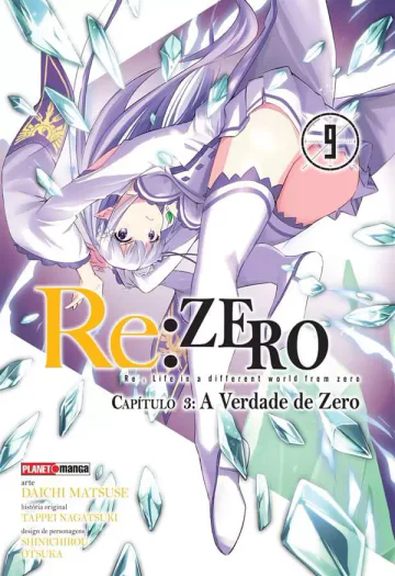 Capa de Re: Zero Capitulo 3 - A Verdade De Zero Vol. 9, Panini