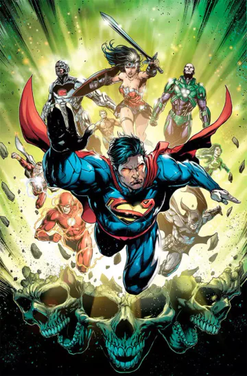 Capa de Grandes Heróis DC: Os Novos 52 Vol. 49 - Liga Da Justiça: O Vírus Amazo, Panini