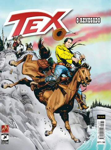 Capa de Tex nº 671, Mythos Editora