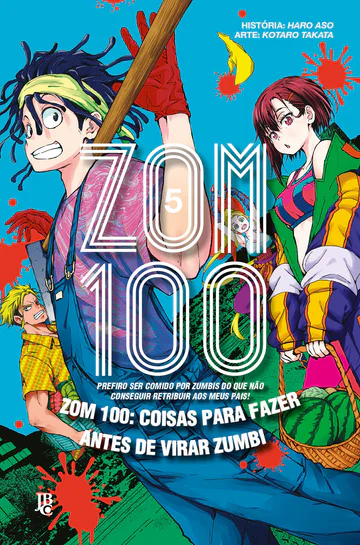 Capa de Zom 100 #05, Editora JBC