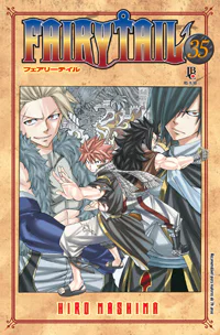 Capa de Fairy Tail #35, Editora JBC