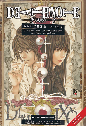 Capa de Death Note - Another Note: O Caso dos Assassinatos em Los Angeles, Editora JBC