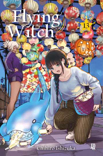 Capa de Flying Witch #13, Editora JBC