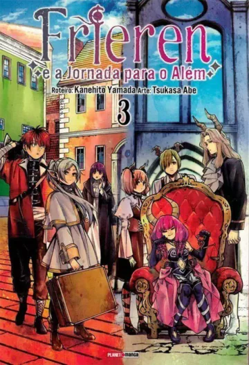 Capa de Frieren E A Jornada Para O Além Vol. 3, Panini