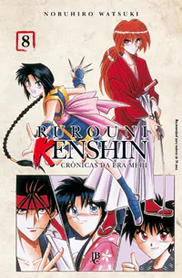 Capa de Rurouni Kenshin #08, Editora JBC