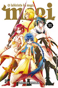 Capa de Magi - O Labirinto da Magia #11, Editora JBC