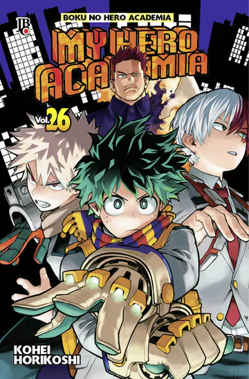 Capa de My Hero Academia #26, Editora JBC