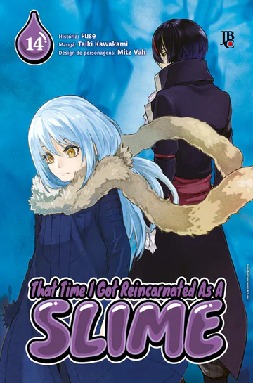 Capa de That Time I Got Reincarnated as a Slime #14, Editora JBC