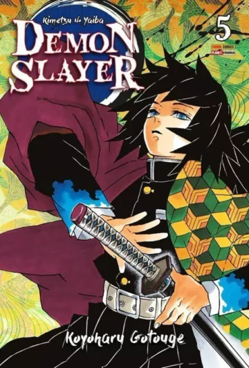 Capa de Demon Slayer - Kimetsu No Yaiba Vol. 5, Panini