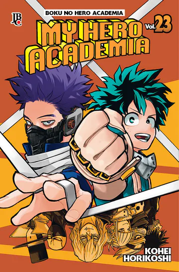 Capa de My Hero Academia #23, Editora JBC
