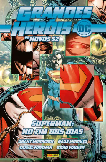 Capa de Grandes Heróis DC: Os Novos 52 Vol. 22 - Superman: No Fim Dos Dias, Panini
