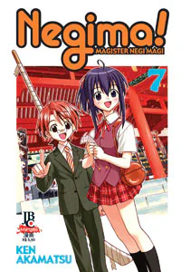 Capa de Negima #07, Editora JBC