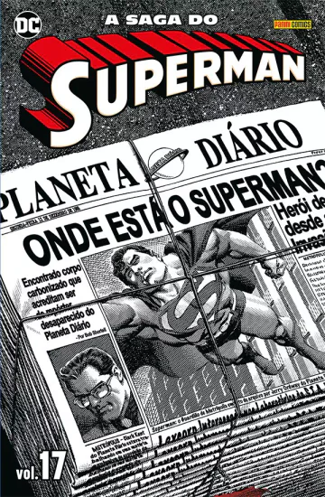 Capa de A Saga Do Superman Vol. 17, Panini