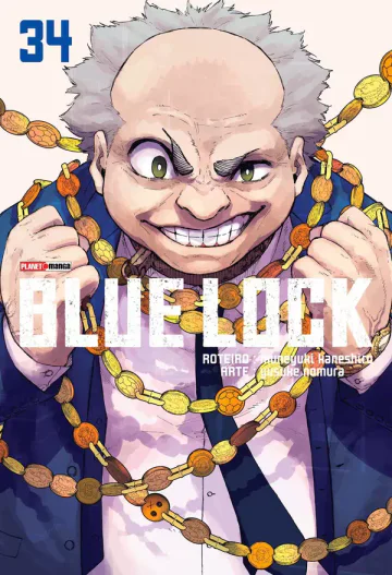 Capa de Blue Lock Vol. 34, Panini