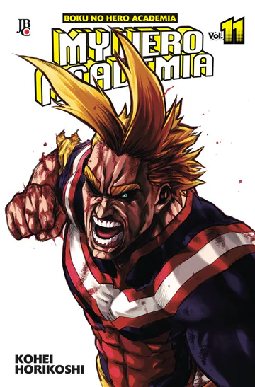 Capa de My Hero Academia #11, Editora JBC