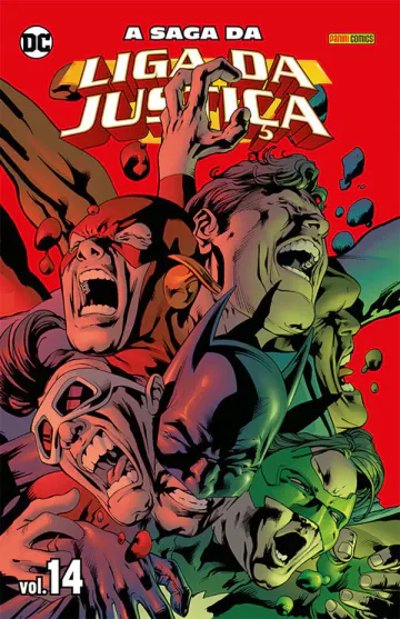 Capa de A Saga Da Liga Da Justiça Vol. 14, Panini