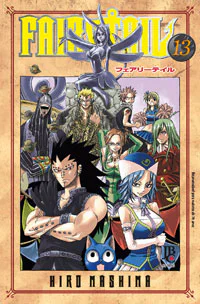 Capa de Fairy Tail #13, Editora JBC