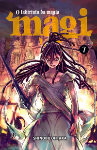 Capa de Magi - O Labirinto da Magia #07, Editora JBC